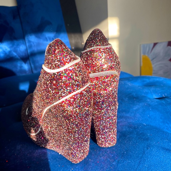 Sexy PINK Glitter Wedge Heel, Women’s Size 6.5 - Picture 5 of 5